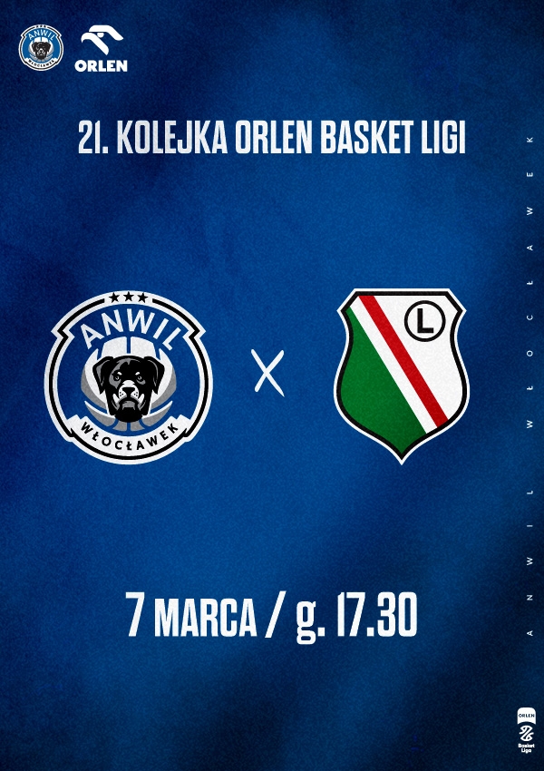 Bilety Anwil Włocławek vs Legia Warszawa