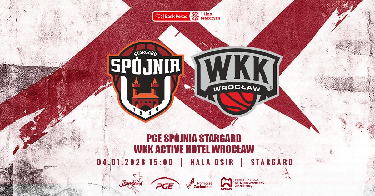 PGE Spójnia Stargard vs WKK Active Hotel Wrocław